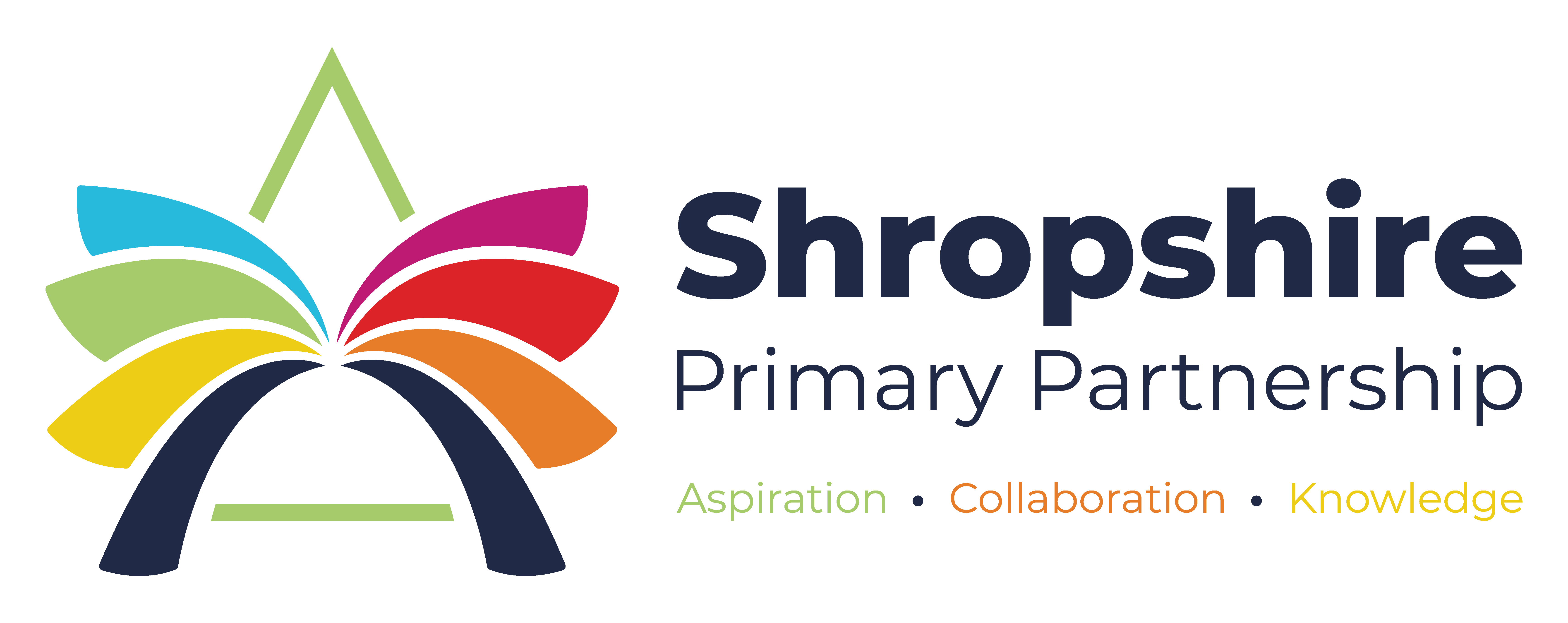 Shropshire Primary Partnership - Linear Logo & Strapline - Full Colour